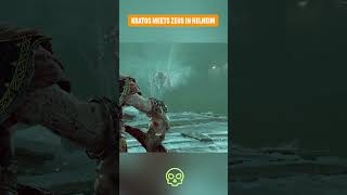 Kratos meets Zeus in Helheim godofwar shorts [upl. by Arbas]