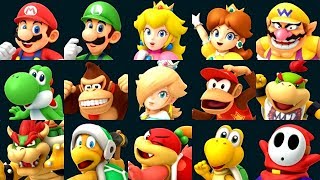 Super Mario Party  All Characters [upl. by Aivle]