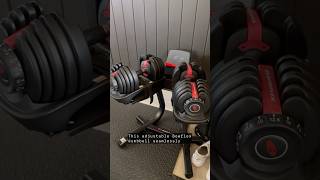 BOWFLEX SELECTECH 552 ADJUSTABLE DUMBELL REVIEW bowflex homegym dumbbell [upl. by Jannery]