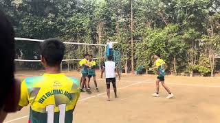 Zone 21 vs zone 20 volleyball interzone pt 1 [upl. by Aettam]