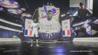 EA FC 24 FIFA 24 94 ICON DESAILLY in PACK OPENING Best Pack of all time Ultimate Team [upl. by Nirek]