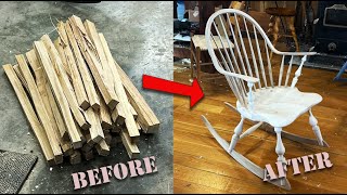 Windsor Chair Build I Went to School [upl. by Sirrad]