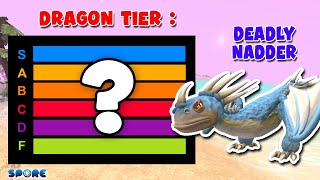 Deadly Nadder Tier  Dragons Family Tier List S1E2  SPORE [upl. by Miguel]