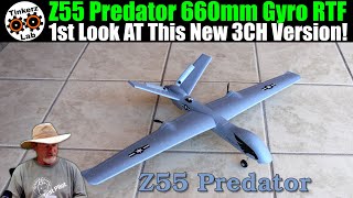 1st Look At This New 3CH Version Just 6299 KFPLAN Z55 Predator 660mm Wingspan Gyro 3CH RTF [upl. by Kurtz]