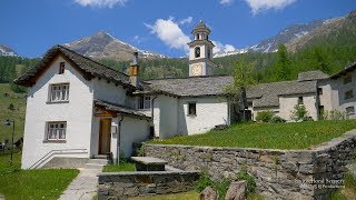 4K Bosco Gurin Vallemaggia Ticino SWITZERLAND アルプス山脈 [upl. by Elia229]