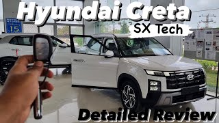 1756 Lakh 2024 Hyundai Creta SX Tech Diesel ⛽️  Specifications amp Interior Review  vikasvlogs11 [upl. by Anoirb949]