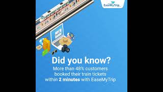 Train Travel with EaseMyTrip [upl. by Hey974]