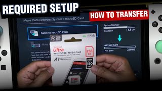 New Micro SD First Install  Nintendo Switch [upl. by Alrich]