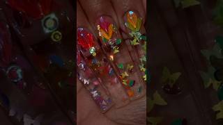 Aquarium Nails 😍 shorts nailart nails nailtutorial [upl. by Aryn]