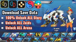 Zoids Wild Blast Unleashed Save Data 100 Unlock Character amp Unlock All Story  YuzuSuyuSkyline [upl. by Eruot]