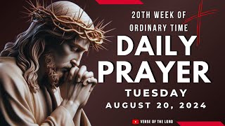 Catholic Morning Prayer  August 20 🙏 Daily Prayer 🙏 Verse of the Lord [upl. by Fanny702]