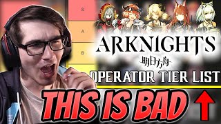 This is the Worst Arknights Tier List in Existence [upl. by Cory461]