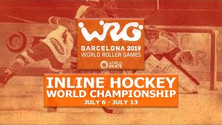 2019 Inline Hockey World Championship  GOLD MEDAL GAME  Womens Division [upl. by Nirtak462]