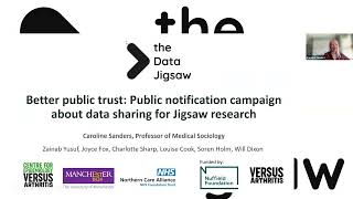 The Data Jigsaw Results Webinar Part 2 Data Access Linkage and Public Trust [upl. by Virge478]