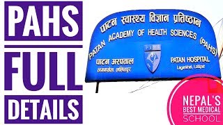 PATAN ACADEMY Of Health Sciences  PAHS  Full Details  2075 [upl. by Wallache]