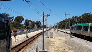 Metronet Bseries 54117 and 5870 at Whitfords [upl. by Aleakim]