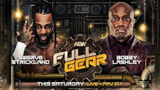 Swerve Strickland vs Bobby Lashley at AEW Full Gear match highlights [upl. by Bowden]