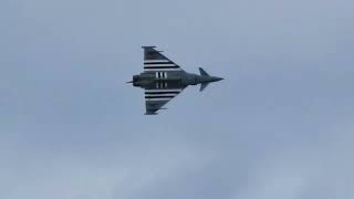 Teignmouth Airshow 2024 Eurofighter Typhoon [upl. by Erdnoid]