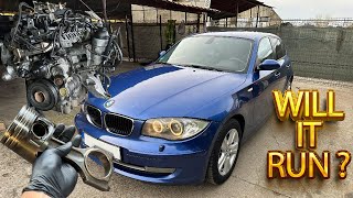 COMPLETE Engine Overhaul Of My CHEAP BMW 1 Series N47 [upl. by Durning]