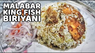 Thalassery Fish Biriyani Recipe  തലശ്ശേരി സ്റ്റൈലിൽ ഉണ്ടാക്കിയ അയക്കൂറ ബിരിയാണി  Easy Dum Biriyani [upl. by Yslehc]