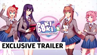 Doki Doki Literature Club Plus  Exclusive Gameplay Trailer Play For All 2021 [upl. by Nadab]