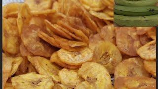 Plantain Chips Recipe  How To Make Plantain Chips For Business And At Home [upl. by Akeylah]