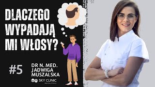 Co powoduje wypadanie włosów  Wywiad z Dr n med Jadwigą Muszalską  Sky Clinic [upl. by Aicnarf954]