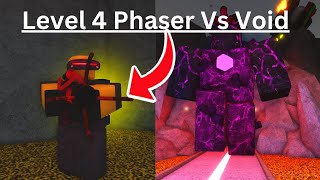 Level 4 Phaser Vs VOID Roblox Tower Battles [upl. by Adleremse]