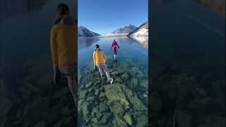 Alaska frozen lake is one of the clearest we’ve ever seen [upl. by Brabazon712]