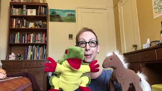 The Wide Mouth Frog  Story and Puppet Play Activity [upl. by Philine]