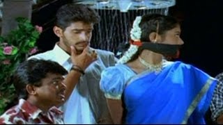 Chantigadu Comedy Scene  Baladitya Gang Kidnaps Suhasini In Drowsiness [upl. by Lissie]