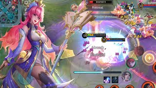 ODETTE AND CHIP COMBO  ODETTE WISDOM OF THE STARS AGGRESSIVE GAMEPLAY  MOBILE LEGENDS [upl. by Ynatirb]