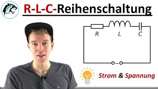 RLCReihenschaltung berechnen Zeigerdiagramm  Elektrotechnik [upl. by Yasnil]