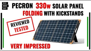 Pecron 330w Solar Panel Foldable Portable PV300 [upl. by Zielsdorf]