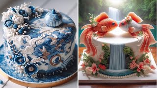 100 Fancy Birthday Cake Decorations For Cake Lovers  So Tasty Plus Cake Design [upl. by Ainolopa]