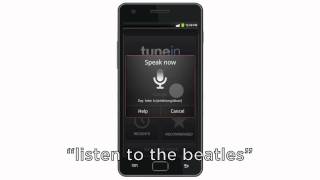 TuneIn Radio Car Mode and Voice Search [upl. by Ssecnirp441]