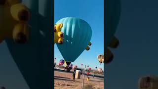 Hot air balloon festival floats over Albuquerque [upl. by Miksen]