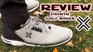 Payntr 004 RS Golf Shoes REVIEW [upl. by Marjy]