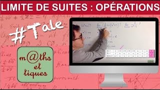 Calculer la limite dune suite à laide des formules dopération  Terminale [upl. by Isleen]