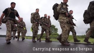 British Army Reserve Recruit Phase one Alpha Training ATU West Wales I Coy [upl. by Guarino]