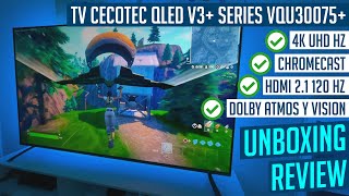 INCREIBLE LA NUEVA TV DE CECOTEC QLED V3 series VQU30075 [upl. by Latham238]