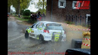 Best of De Fina  Thonnard Rally du condroz 2022  Peugeot 206 RC Gra Flat out  Drift [upl. by Ellenoj]