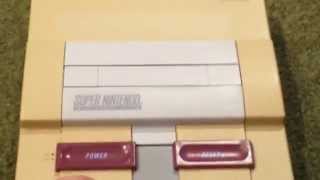 Trying Salon Care 40 creme to fix remove yellow plastic on Nintendo SNES console [upl. by Hobbs455]