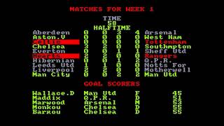 Amstrad CPC Longplay 202 2 Player Soccer Squad [upl. by Alyak542]