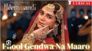 Phool gendwa na maro  Heeramandi  Aditi Rao H  Barnali C  Cover by Sohini [upl. by Collie565]