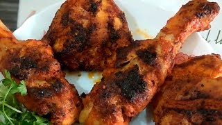 Tandoori Chicken without Oven Homemade Recipe in Hindi  Tandoori Chicken on Pan Tawa [upl. by Demaria]