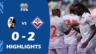 FriburgoFiorentina 02 Highlights  Amichevole per club 2024 [upl. by Arjun]