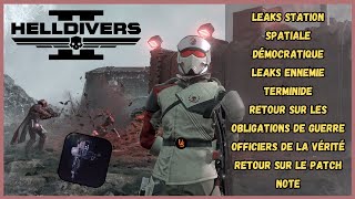 ACTU HELLDIVERS 2  Nouveaux LEAKS SSD et TERMINIDES  OBLIGATIONS DE GUERRE  RECAP PATCH NOTE [upl. by Eirene]