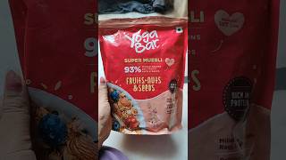 Super nutrition Breakfast 🥗 shorts trending breakfast nutritiontips yogabar ytshorts [upl. by Asenej951]