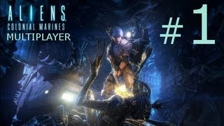 Aliens Colonial Marines Online Multiplayer Part 1  TDM First Game I Suck Balls [upl. by Hewart]